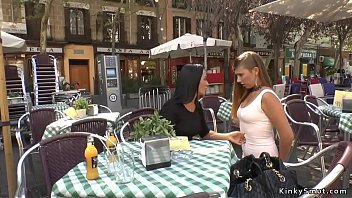 Preview 1 of Bubble Booty Mom Fucks Son - Submissive slut anal fucked in public