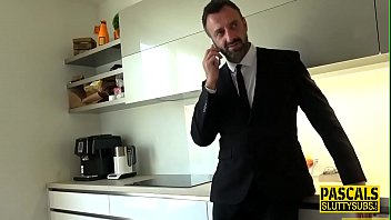 Preview 2 of Garls Xxx Hd - Bdsm slut blows Pascals dick