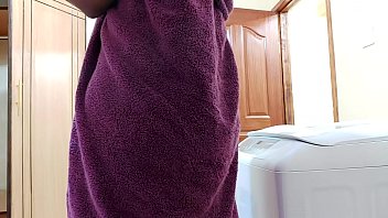 Preview 4 of Thai Tiny Tightly - Indian Stepmom Hidden Camera After Shower Gets Horny (2)