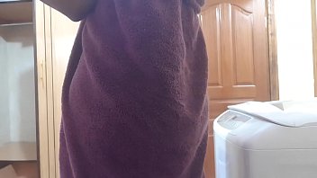 Preview 4 of Black Guy Hardly - Indian Stepmom Hidden Camera After Shower Gets Horny (1)