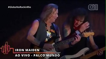 Preview 3 of Lesbian Psank - Iron Maiden rock in rio 2019