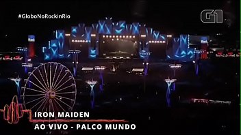 Preview 1 of Lesbian Psank - Iron Maiden rock in rio 2019