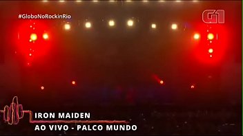 Preview 4 of Lesbian Psank - Iron Maiden rock in rio 2019