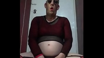 Preview 3 of Real Sister Sleeping Hot Sex - bisexual crossdresser mark wright inserts a big dildo cock inside his ass only wishing it was a real cock instead