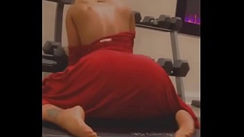 Preview 2 of Telugu Sex Bf Xxnxx - Stripper seductively shakes ass in red dress