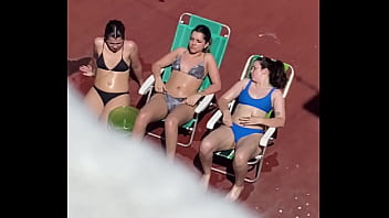 Preview 4 of Www Animalsex Videos Com - Vecinas tomando sol en la terraza parte 2