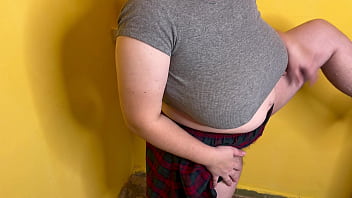 Preview 1 of Alyson Hannigan Blowjob Video - Femdom wife allowed her cuckold husband fuck her cum filled pussy after cheating gangbang!