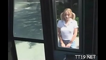 Preview 1 of Tea Bagger - Bf fills blonde Misty and fucks her hard
