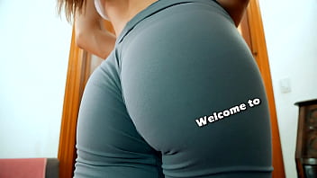 Preview 1 of Home Latastxnxx - Perfect Skinny Busty Bruenette Has Perfect Cameltoe In Yoga Pants
