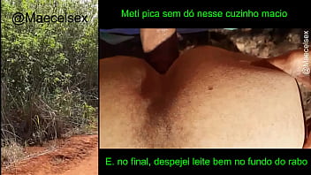 Preview 3 of Pee Depression - Arrombei o cuzinho do safado no meio do mato