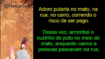 Preview 1 of Pee Depression - Arrombei o cuzinho do safado no meio do mato