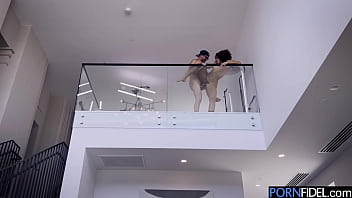Preview 2 of Anushka Shatay - Curly-Haired Babe Willow Ryder Teases Him With A Deep Blowjob And A Hard Fuck
