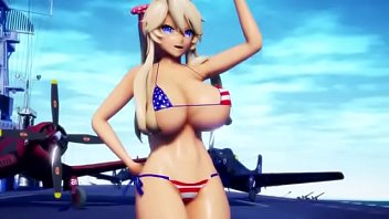 Preview 2 of Karups Masturbation - Kancolle  mmd