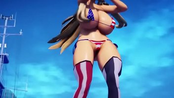 Preview 3 of Karups Masturbation - Kancolle  mmd