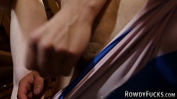 Preview 3 of Hind Xxx Up - Twink wrestles and barebacks jock