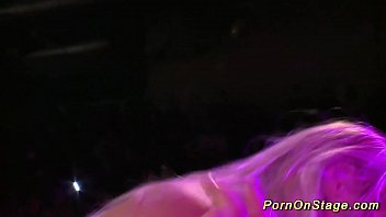 Preview 3 of Bangladesh Hijra Sex - b. threesome orgy on public show stage