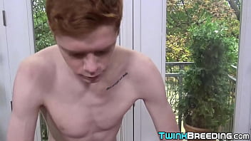 Preview 2 of She Creampie - TwinkBreeding.com - Killian Knox takes Connor Taylor&#039_s raging cock