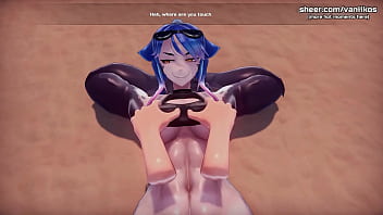 Preview 3 of Dever Bhabi Bf - [1080p60fps]Monster Girl Island | Gorgeous mermaid hentai teen titjob and cum on big boobs | My sexiest gameplay moments | Part #5