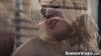 Preview 4 of Sunny Leone Red Sofa Bed Xxx - Hot Kenna James sucks and rides hard the hard cock of handsome Jay Smooth