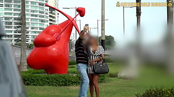 Preview 2 of Blackmail Drama - Bubble Butt Peruvian Gets Picked Up from The Park In Peru Lima And Fucked Hard