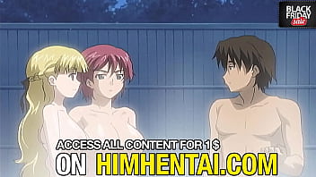 Preview 2 of Sanileonii Sexxxz - My first Threesome with my two stepsisters - uncensored hentai