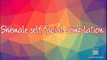 Preview 1 of Setup Mom And Frnd - Shemale self facial compilation