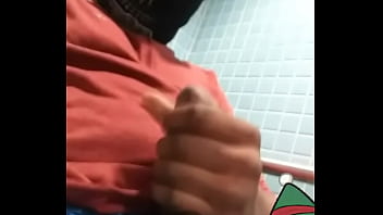 Preview 2 of Samsa Porn - 2/2 (NEW SNAP @DBZBBC69: ) Beating my dick on the snap in a public restroom &amp_ oozing cum everywhere