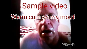 Preview 1 of Big Time Film - Warm cum on my mouth,  sample video