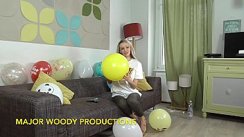 Preview 2 of Suny Leone Fucking Xv Com - BTS WITH SEXY MILF AMBER JAYNE BALLOONING NON POP