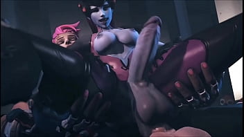 Preview 2 of Hulya Kochit - Overwatch futa compilation