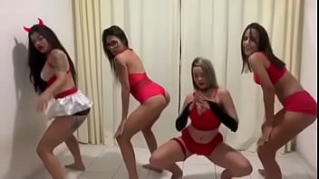 Preview 1 of Emmy Eanderson - 4 sexy girls dancing