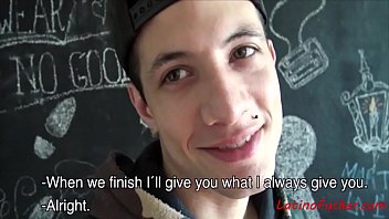 Preview 2 of Gay Stockings Cum - Getting Ready For Some Money &amp_ Latino Man&#039_s Cock