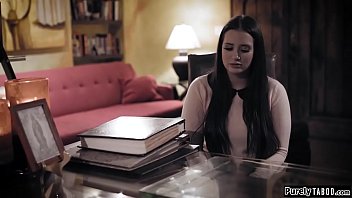Preview 1 of Xhemester Sunny Leone - Brunette fucked by priest for absolution
