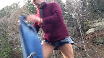 Preview 2 of Son Take Moms Ass - stripper in the cold