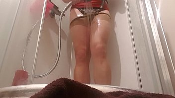 Preview 3 of Aunt Porn Hd - Sissy Slag in the Shower