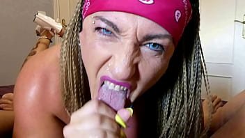 Preview 4 of Dog To Girl Chudai Animal Video - Deepthroat to tears on a big cock