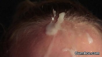 Preview 3 of Hidden Wife Quickly Rubs One Out - Flirty bombshell gets sperm load on her face swallowing all the charge