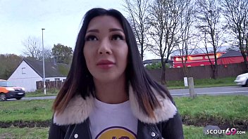 Preview 1 of Khusrey Xxx - GERMAN SCOUT - THAI TEEN KITTY AUS FLENSBURG BEI ECHTEN STRASSEN CASTING GEFICKT