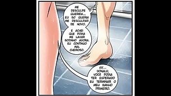 Preview 2 of Lesbian Ribbing - Nora Safada Sendo Comida Pelo Sogro