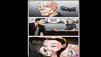 Preview 4 of Lesbian Ribbing - Nora Safada Sendo Comida Pelo Sogro