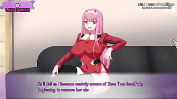 Preview 1 of Girls Hard Rape In Jungle - Cute Teen Zero Two Hot Pussy Creampie And Anal Sex | Anime Hentai Game | WaifuHub | Part #7