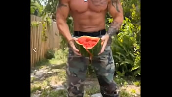 Preview 3 of Svita Bhabi Sex - I challenge you to the watermelon  challenge... don&#039_t be scared  #watermelonchallenge #gijoey