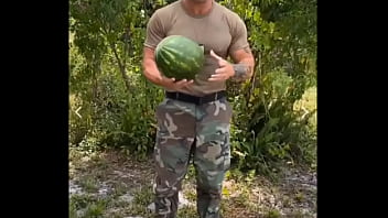 Preview 1 of Svita Bhabi Sex - I challenge you to the watermelon  challenge... don&#039_t be scared  #watermelonchallenge #gijoey