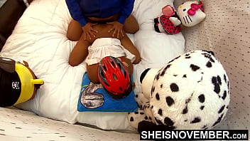 Preview 2 of Sunny Leone Xxx Yyyysex Blu Film - HD His Old Hard Cock Fucking Me Rough Doggystyle And POV Prone With My White Dress Lifted Up Pushing Inside Me,  Skinny Young Hot Black Babe Sheisnovember Hardcore Fuck Man Face Down Ass Up After Public Bicycle Ride By Msnovember