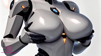 Preview 3 of Rude Boss Fuck Secretary - Busty Sex Robot Challenges You To Cum On Her Big Tits- [Close up/POV/AI]