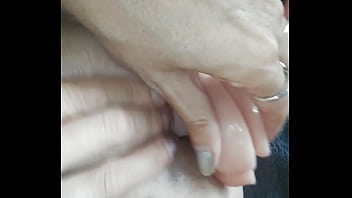 Preview 2 of Ebony Phantasy - Wife cums hard on her dildo