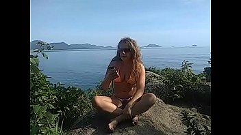 Preview 3 of Aki Nonimiya - LiveCam on the mountain and the seashore in florianopolis island in brazil