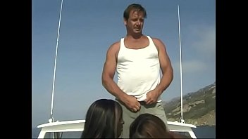 Preview 1 of Indxxxian Hindi Seax Videos - Two crazy chicks Chocolate and Trixxi Starr love sharing white cock in the boat