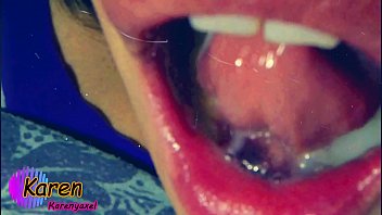Preview 4 of Nude Poblic - Leche en mi lenguita - Slow Motion