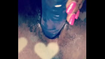Preview 4 of Two Blaked - Playing in my Fat Hairy Ebony Pussy